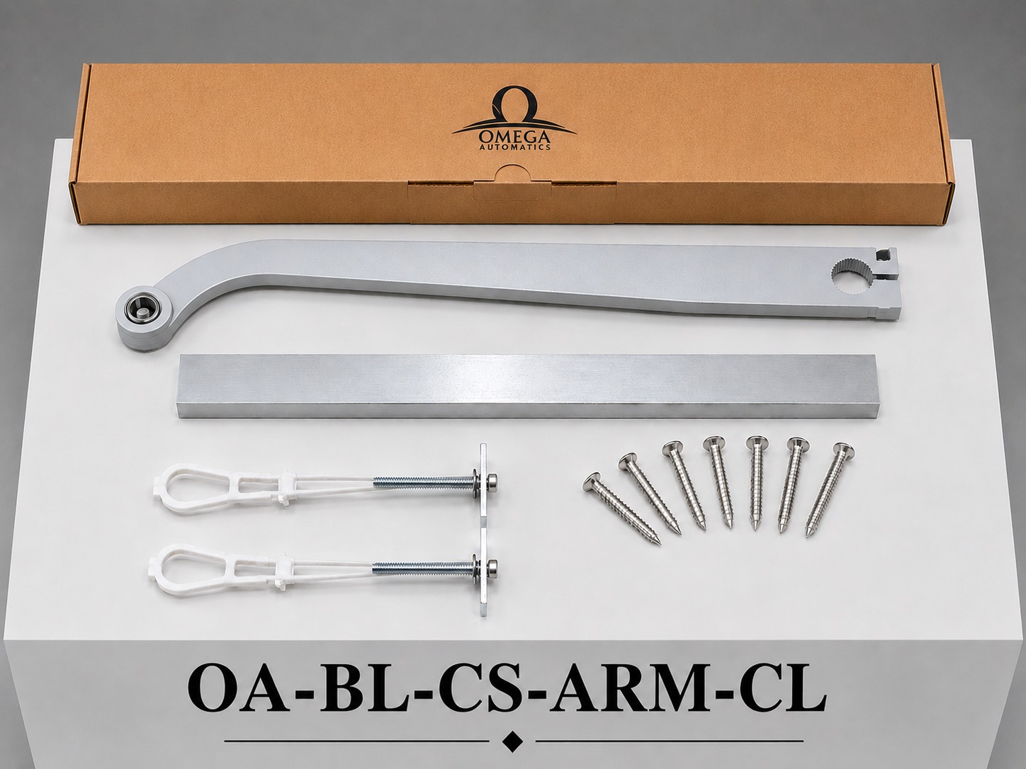 Bottom Load Centre Spindle Concealed Arm (Clear) - OA-BL-CS-ARM-CL
