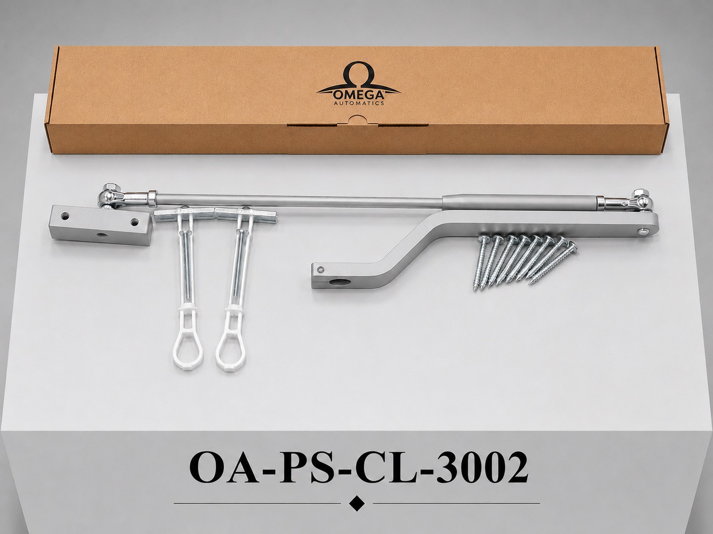 Surface Mount Push Arm Assembly Kit (Clear) - OA-PS-CL-3002