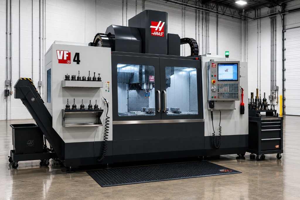 Omega Automatics Haas VF-4 CNC Advanced Manufacturing Facility